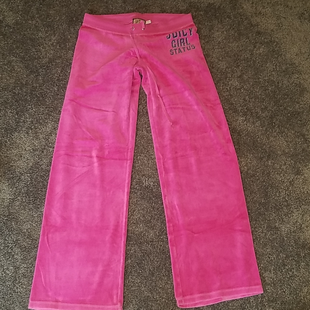 hot pink Juicy sweatpants